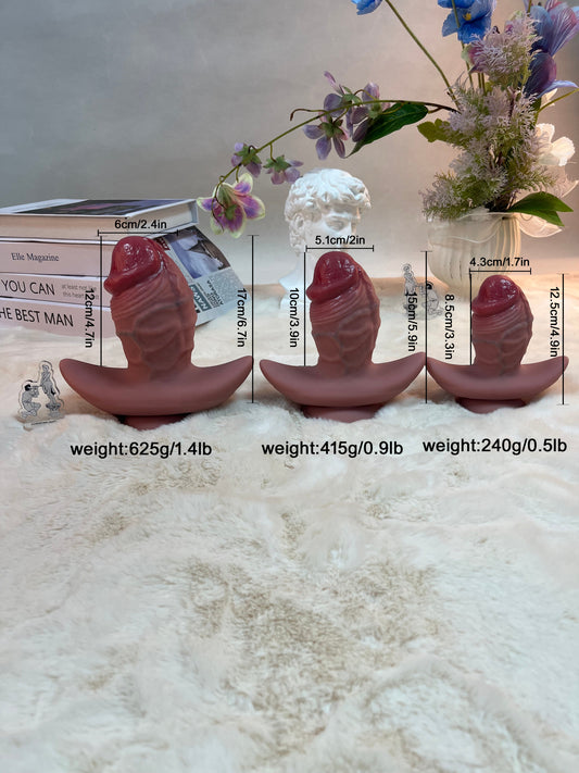 625 g / 1,4 lb — plug anal premium en silicone – design lisse et confortable