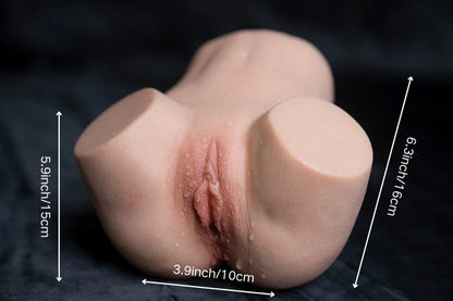 Masturbateur Double Canal — 1.1 kg | Silicone Médical Toucher Peau