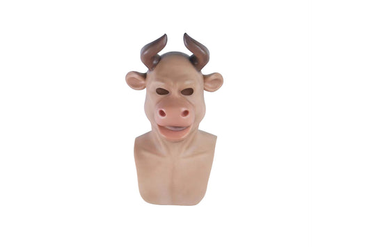 Livraison gratuite丨Masque de bœuf jaune en silicone