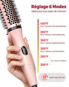 6 modes de coiffage — Brosse WavePro 3en1