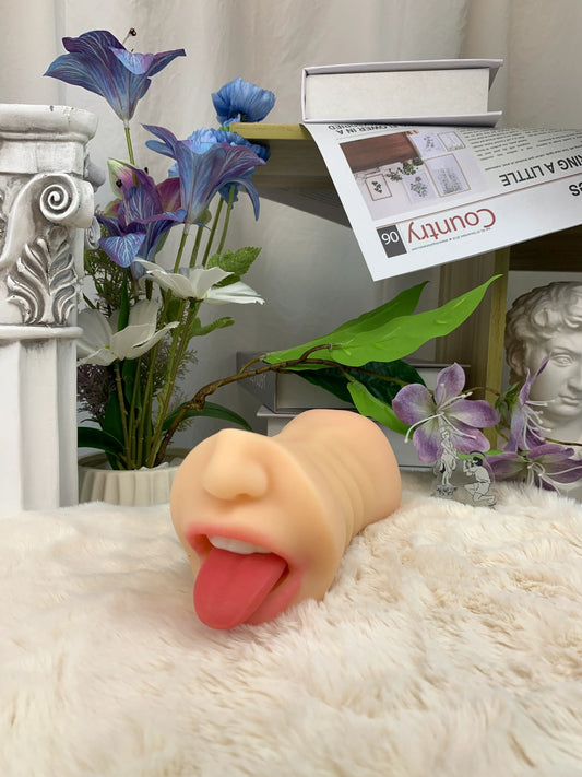 Masturbateur de poche oral réaliste — dents, langue et sensations réalistes | livraison gratuite