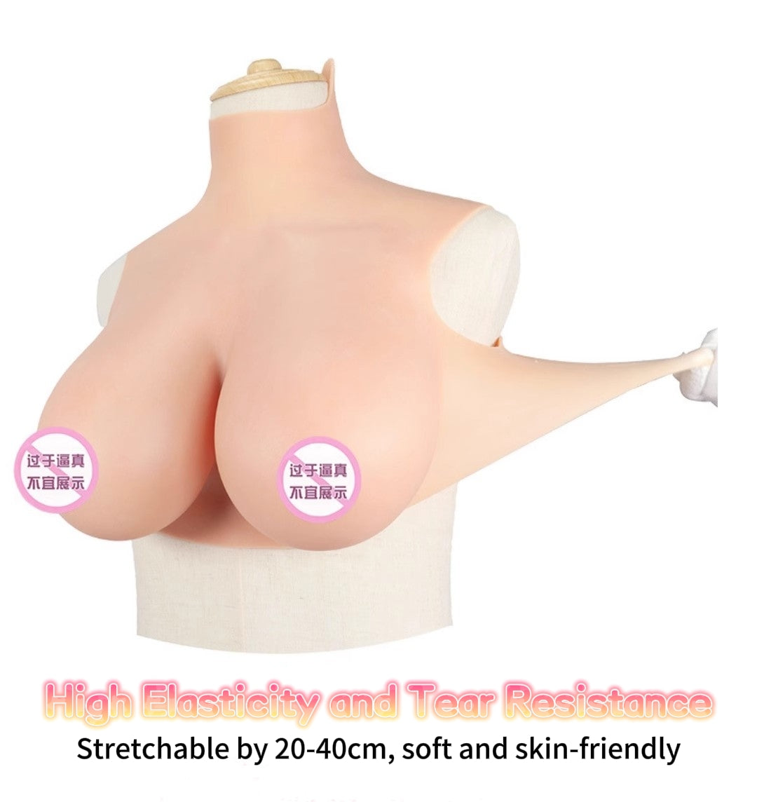 Livraison gratuite丨Plastron poitrine, prothèses mammaires bonnet G