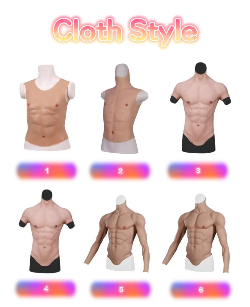 Livraison gratuite丨Tissu en silicone imitant les muscles