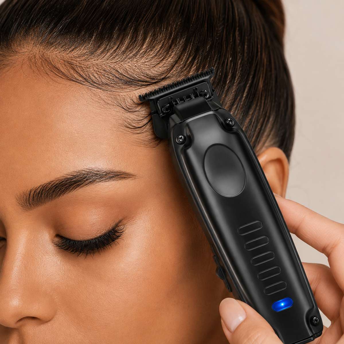 Tondeuse TrimPro Compact, contour du visage et baby hairs