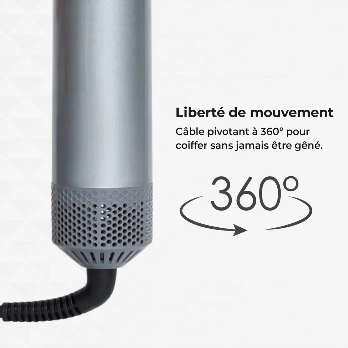 Multi-styler Volumia 5en1, cordon rotatif 360°