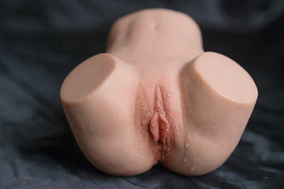 Masturbateur Double Canal — 1.1 kg | Silicone Médical Toucher Peau
