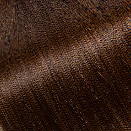 Extension Genius Trame Brun Chocolat – 100% cheveux naturels Remy, trame fine invisible