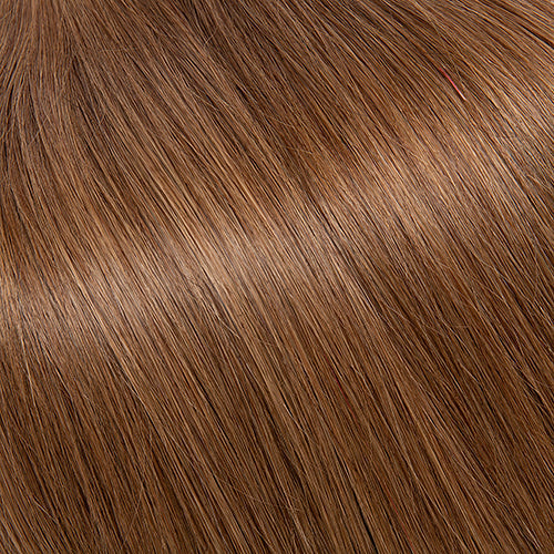 Extension Genius Trame Châtain Moyen – 100% cheveux naturels Remy, trame fine invisible