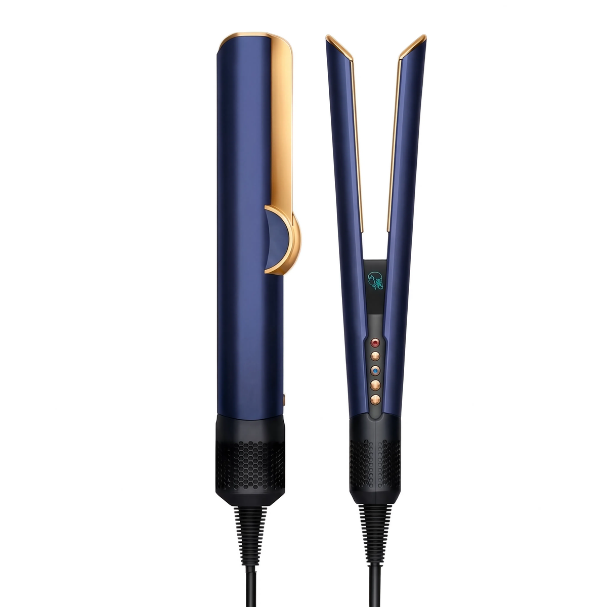 Lisseur 2 en 1 iLoveStudioX bleu nuit, vue produit