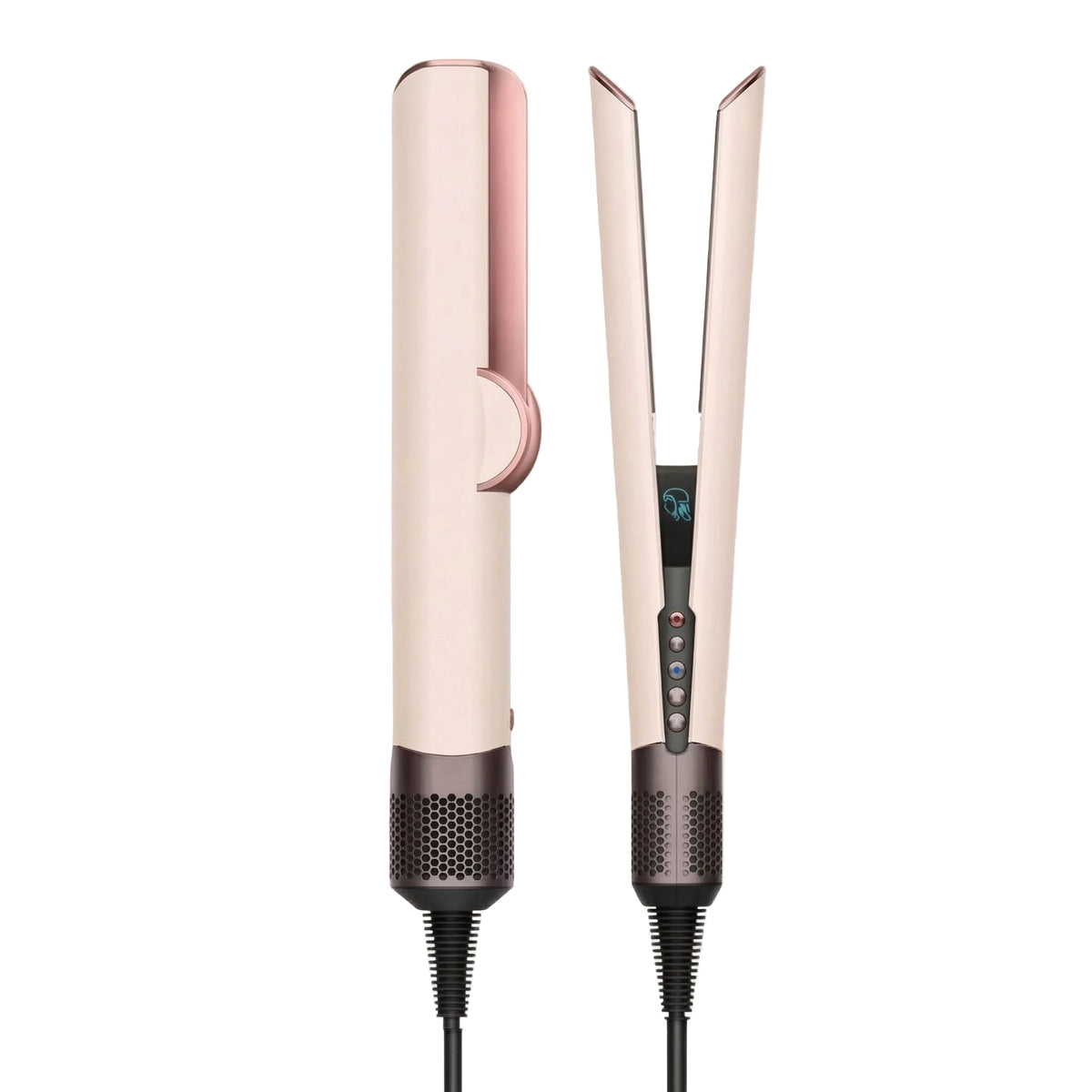 Lisseur 2 en 1 iLoveStudioX rose poudré, vue produit