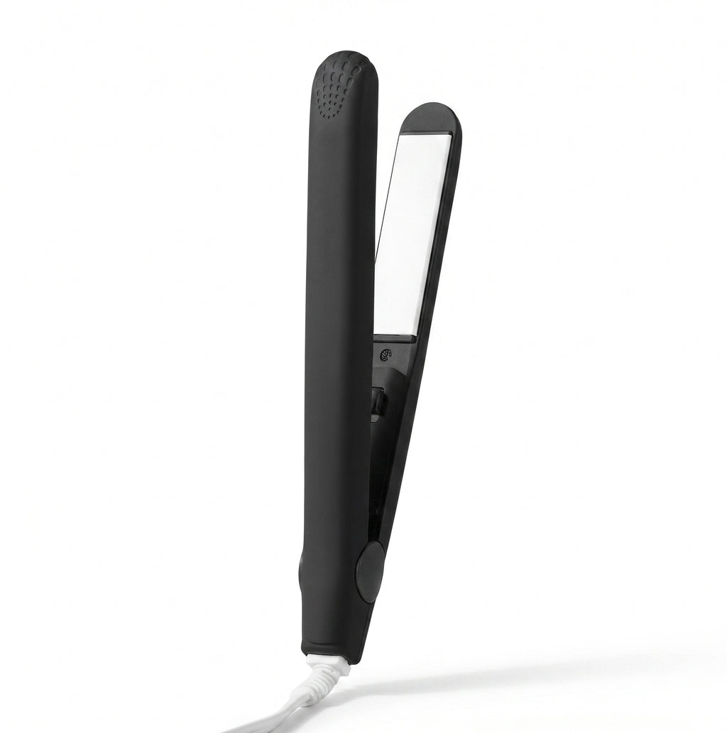 Mini lisseur de voyage GlowStyler noir, vue produit