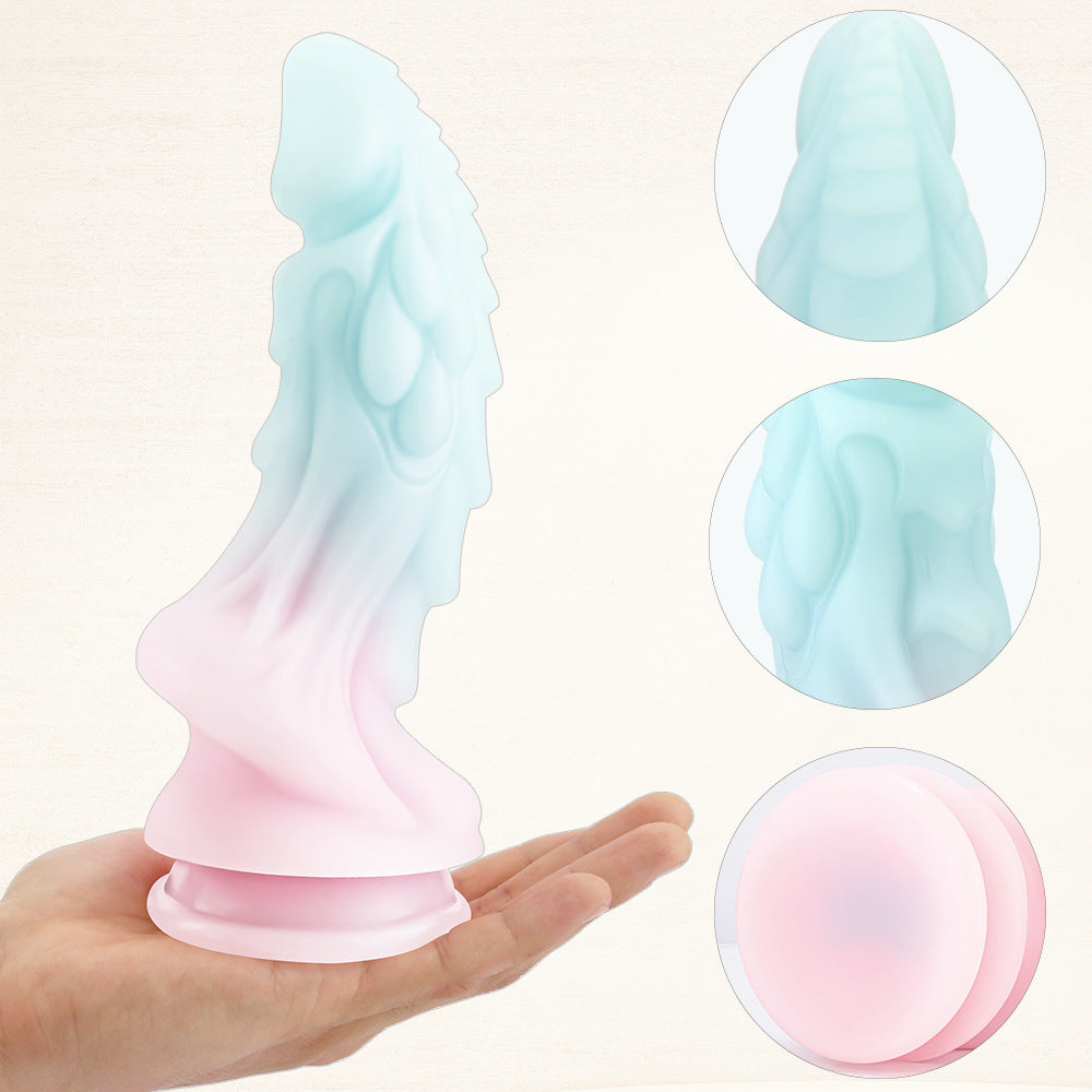 Godemichet coloré phosphorescent — ventouse puissante | livraison gratuite