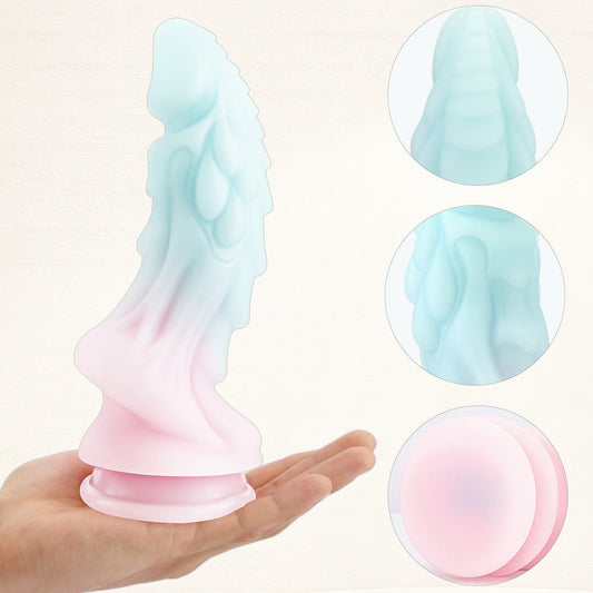 Godemichet coloré phosphorescent — ventouse puissante | livraison gratuite
