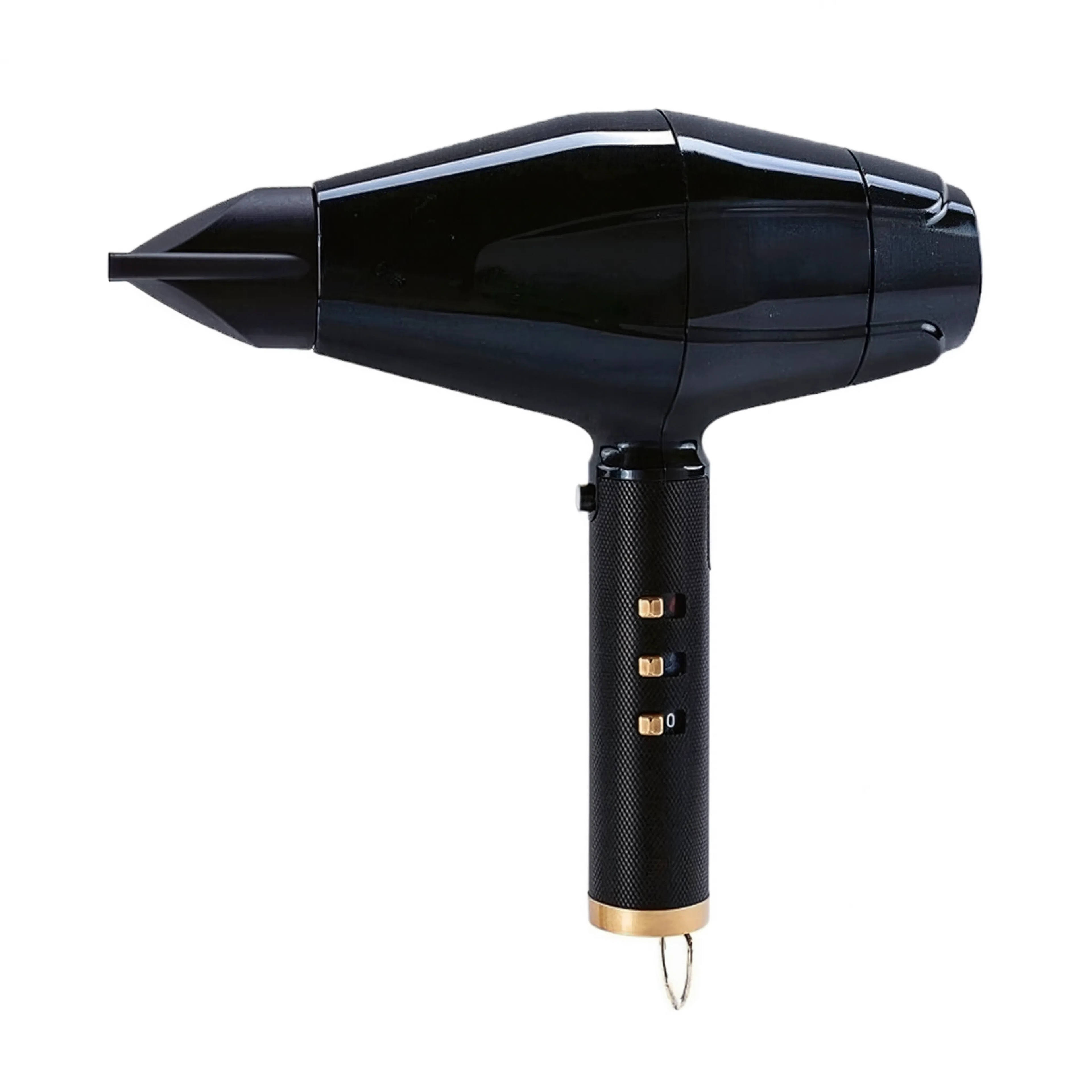 Sèche-cheveux AeroDry Pro noir, vue produit sur fond blanc