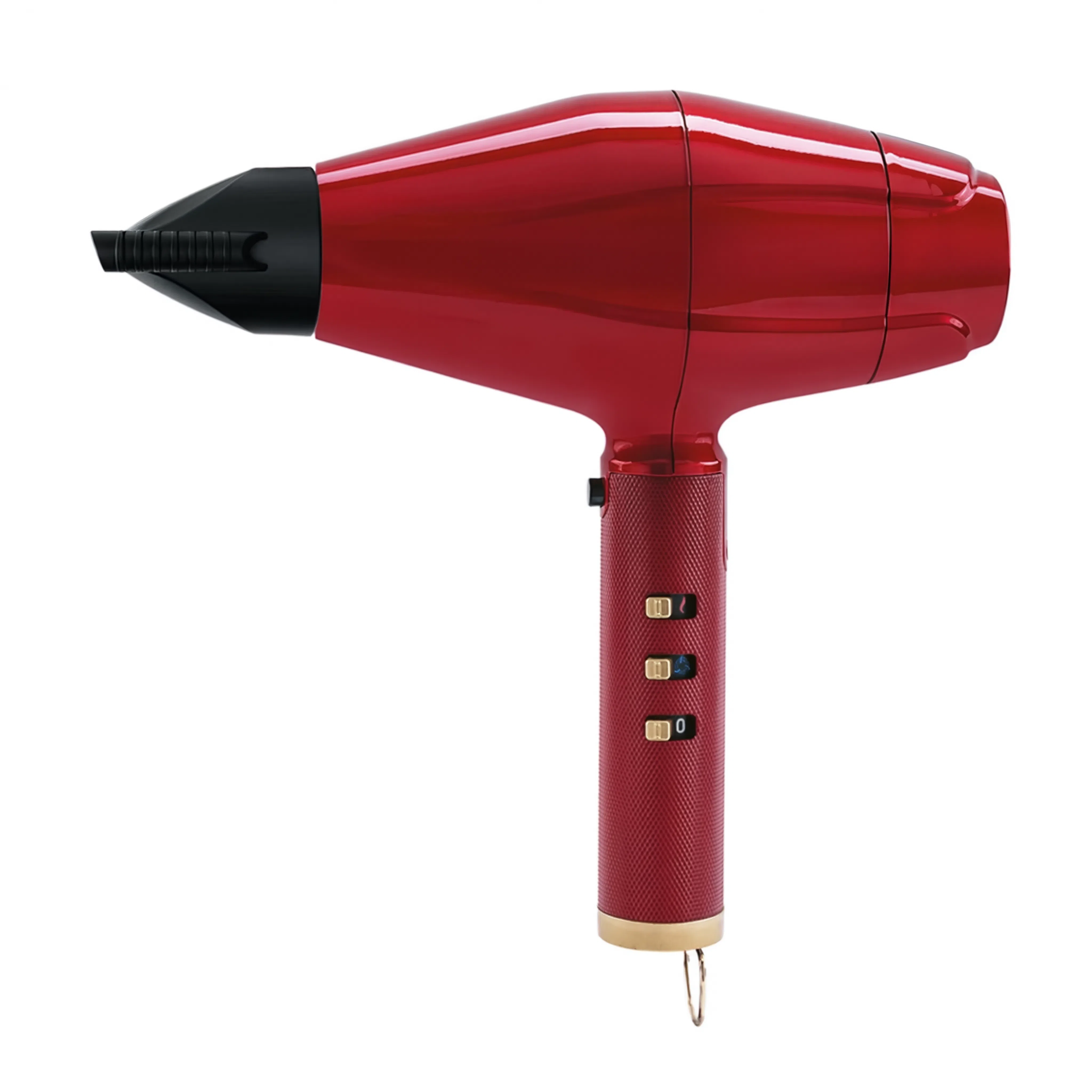 Sèche-cheveux AeroDry Pro rouge, vue produit sur fond blanc