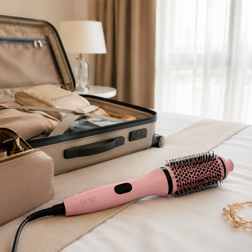 Brosse coiffante WavePro 3en1, format voyage