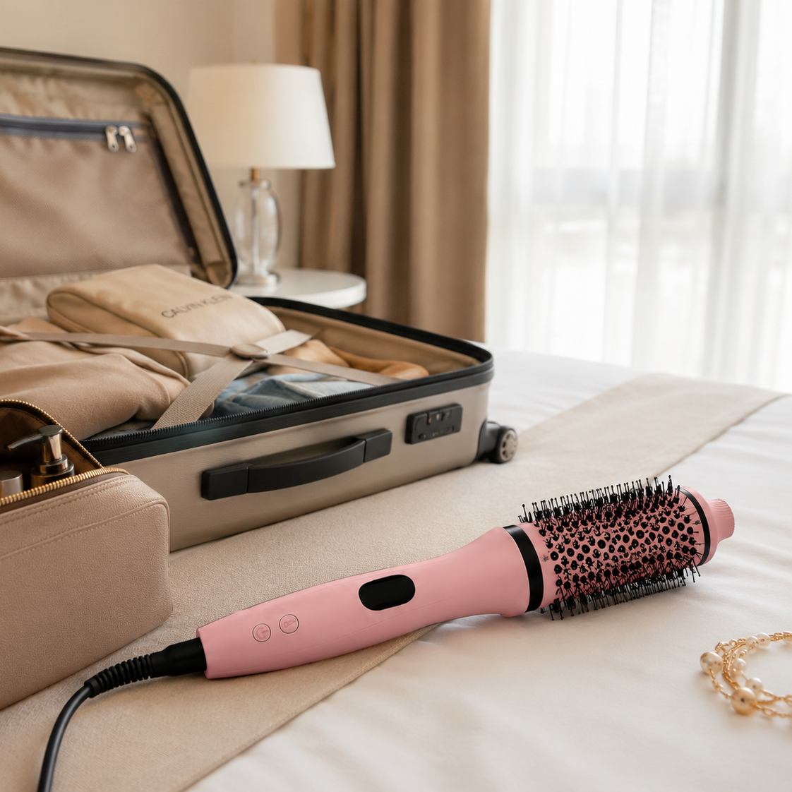 Brosse coiffante WavePro 3en1, format voyage