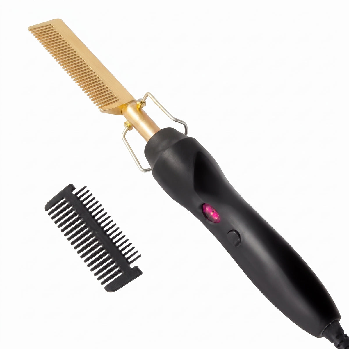 Peigne lissant chauffant GlideComb Pro, lissage cheveux femme