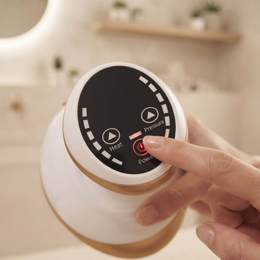 Ventouse VacuCup Pro, écran de contrôle et boutons